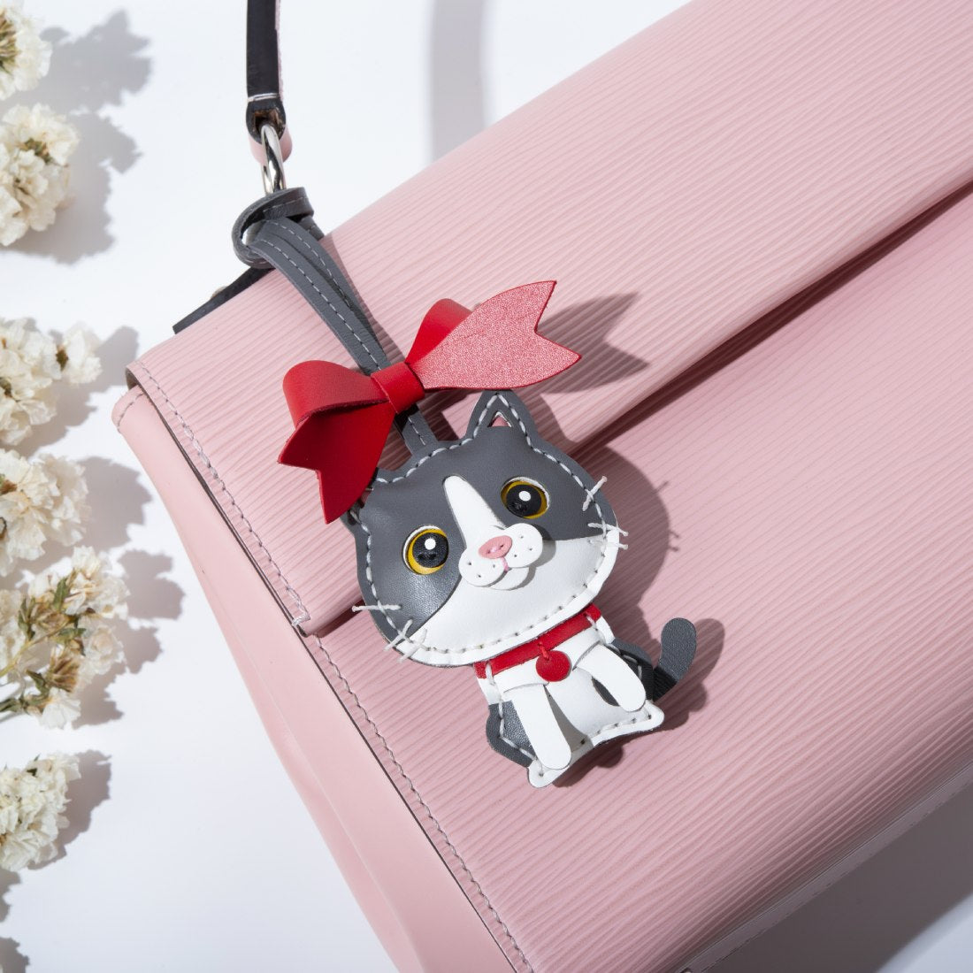 Luck Cat Handbag Charms Handcrafted