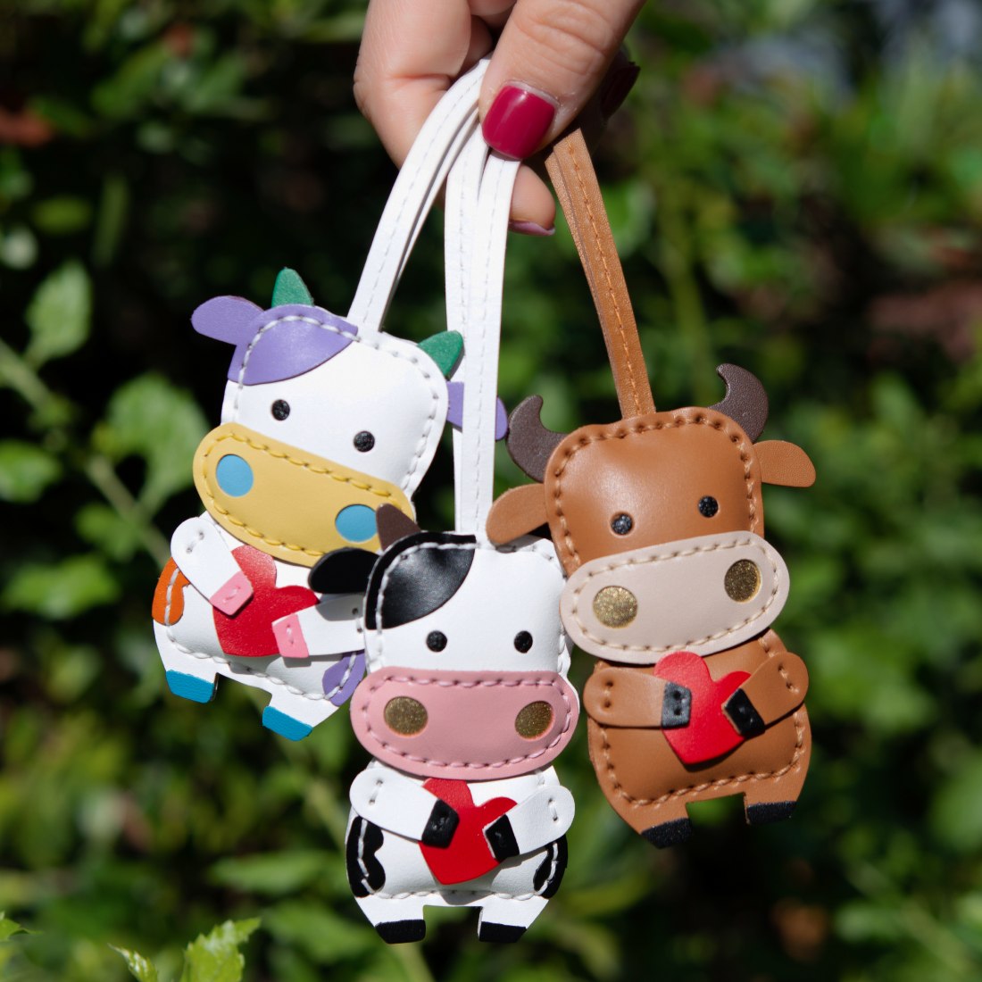 Bull Handbag Charms Handcrafted