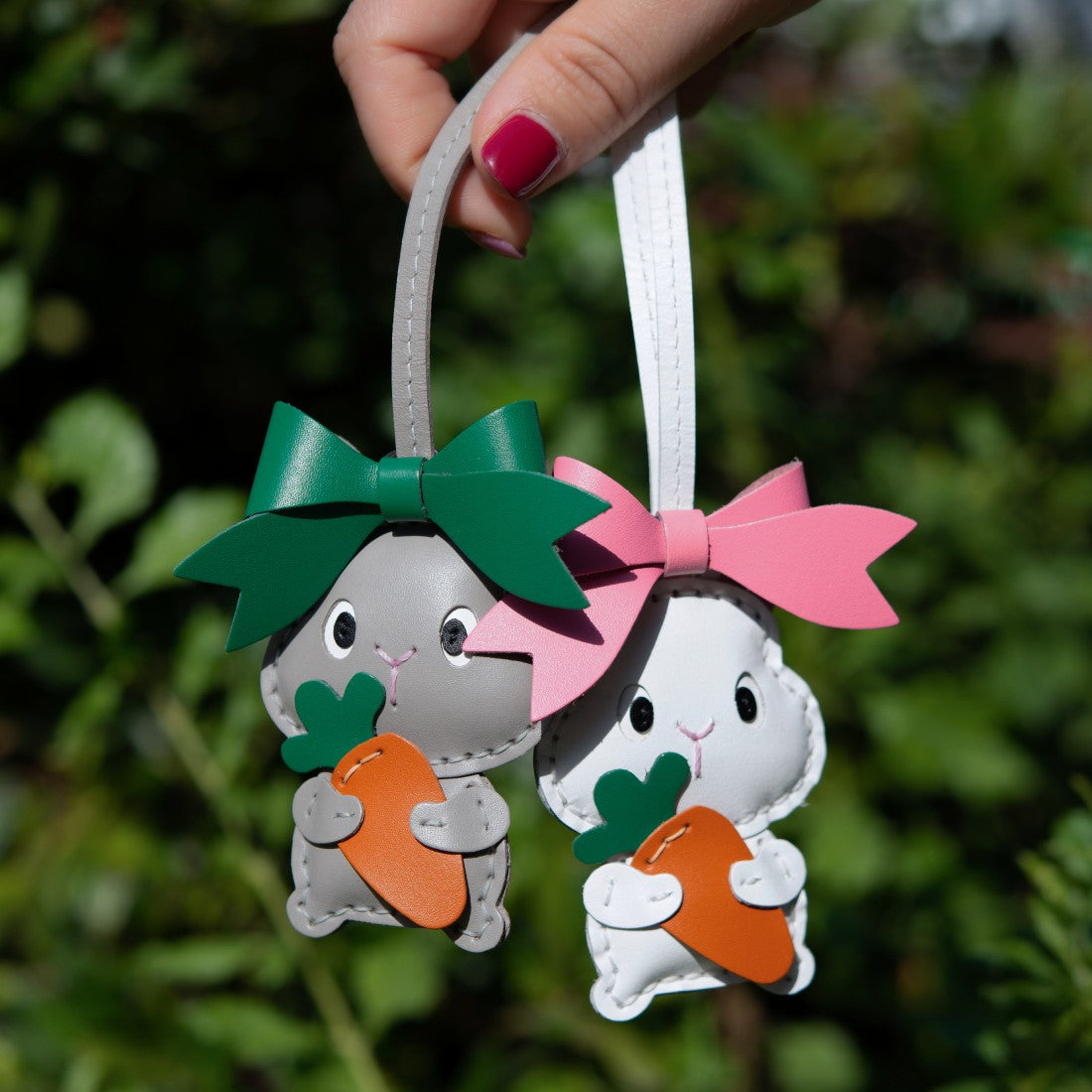 Rabbit Handbag Charms Handcrafted