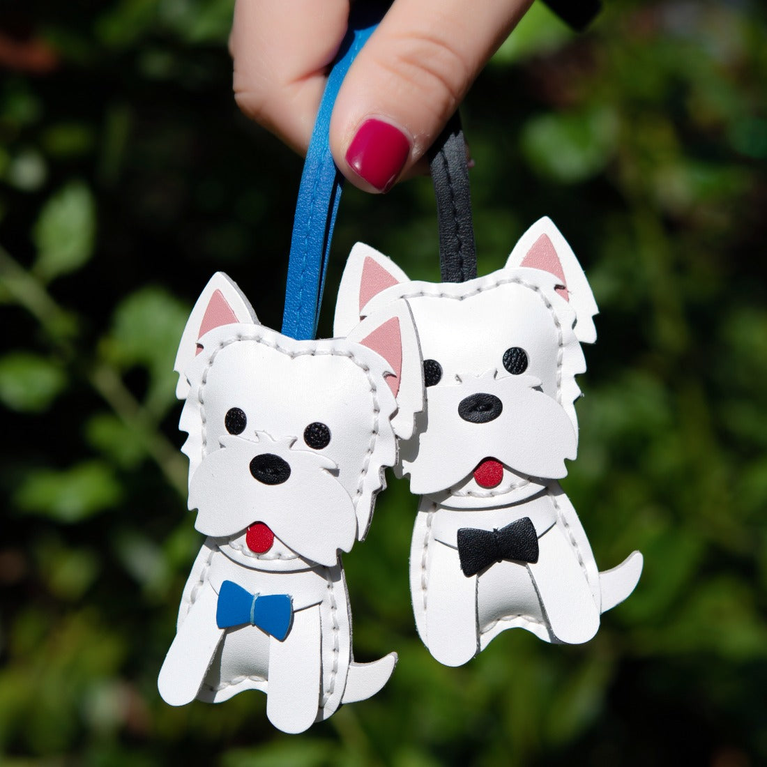 West Highland Terrier Dog Handbag Charms Handcrafted